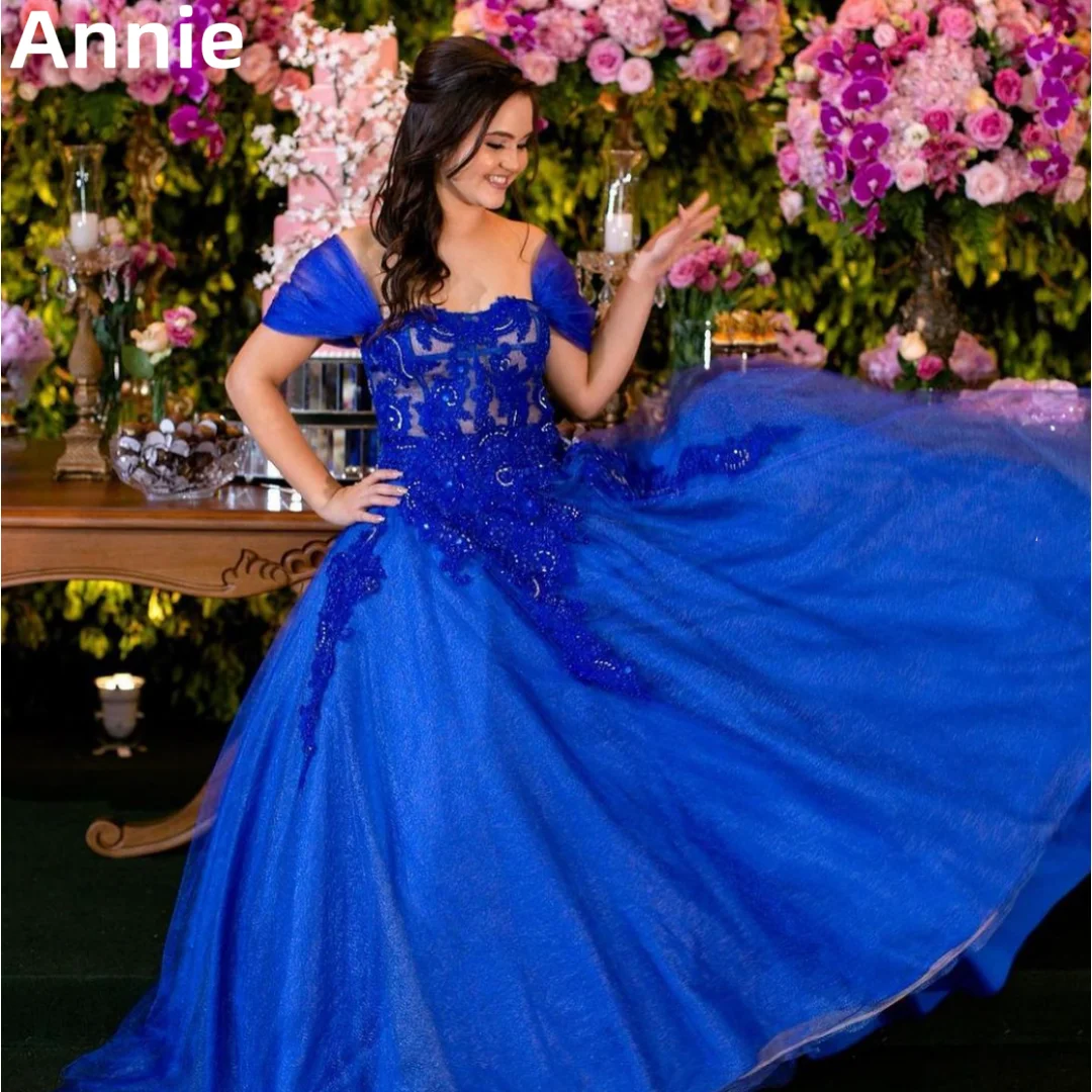 Annie Royal Blue ǽ ¦   ׹ ǽ ȸ 巹, A  ̺ 巹,  ̵ Ƽ 巹, 2024